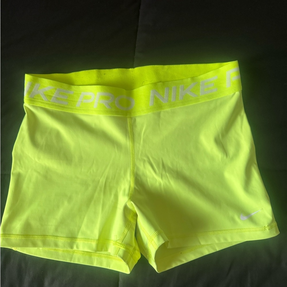 Neon Yellow Nike Pros